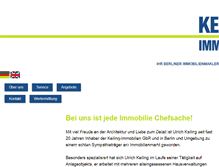 Tablet Screenshot of keiling-immobilien.de